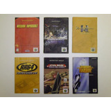 Nintendo 64/ultra 64, Manuales Juegos (leer Descripcion)