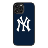 Funda Para Celular Ny New York Yankees Mlb Fondo Azul Beisbo