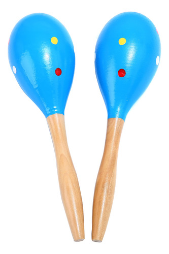 Maracas, Agitadores Profesionales De Madera Para Rumba, Inst