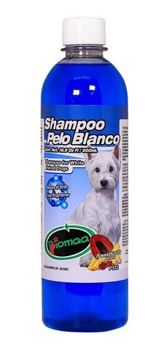 Shampoo Para Perro De Pelo Blanco De 500 Ml Marca Biomaa