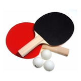 Juego De Ping Pong - 2 Paletas + 3 Pelotas