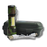 Linterna Lámpara De Mano Táctica Militar Led Recargable Usb