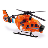 Helicóptero De Rescate Motorizado Juguete Con Luz Y Sonido