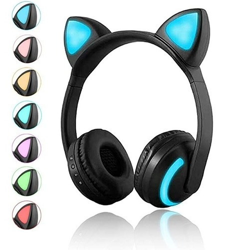 Audifonos Bluetooth Cat - Ear- Orejas De Gato