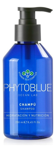  Shampoo Para Cabello Hidratante Y Nutrición Phytoblue 250 Ml