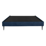 Base Cama Slim Individual Dicasa Linnia Azul