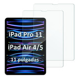 2x Mica Protector Pantalla For iPad Pro 11 4/3/2 Gen Cristal