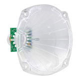 Corneta Difusor Para Driver Bomber Led Rgb Transparente 