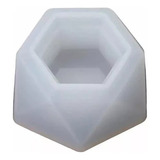 Molde Para Maceta Hexagonal De Silicona 