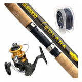 Equipo Pesca Combo Caña Spinning + Sedal + Carrete 4000