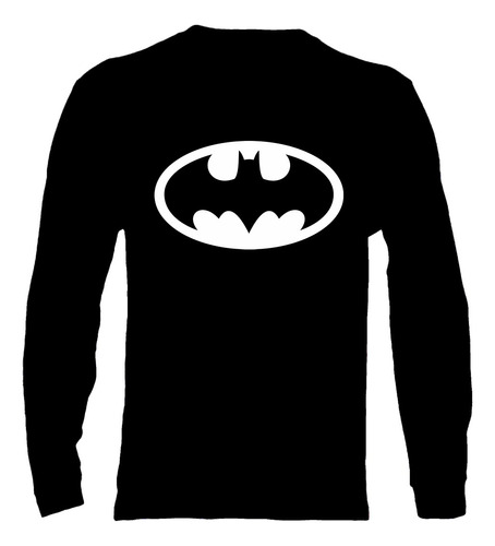 Polera Manga Larga Batman - Ver 06 - Vale Gamess