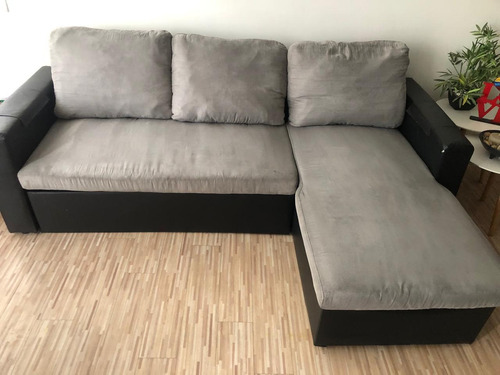 Sofa Cama Modular En L Con Baul 