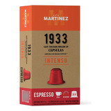 Café En Cápsulas 1933 Intenso Espresso Por 10 Unidades Café Martinez