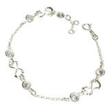 Pulsera Infinitos Y Piedras De Plata 925 Regalo Mujer Ps 138