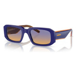 Gafas De Sol - Arnette - Thekidd - An4318 12392h 53 Con Marco Azul Y Naranja, Varilla Cincuenta, Lentes Azules Y Naranjas, Diseño Cuadrado