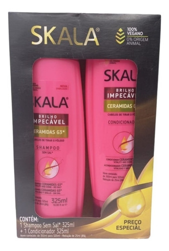 Kit Shampoo + Acondicionador Skala Ceramidas