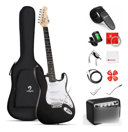Kit De Guitarra Eléctrica 39 Con Amplificador Y Accesorios