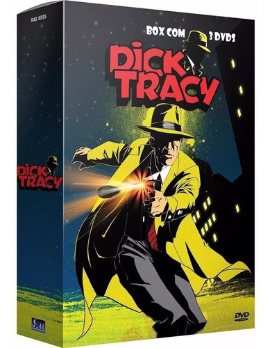 Dick Tracy Box 3 Dvds - Legendado Em Português E Espanhol