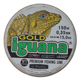 Nylon Balsax Iguana Gold 0,35mm 150mts 15kg Jandar Gold