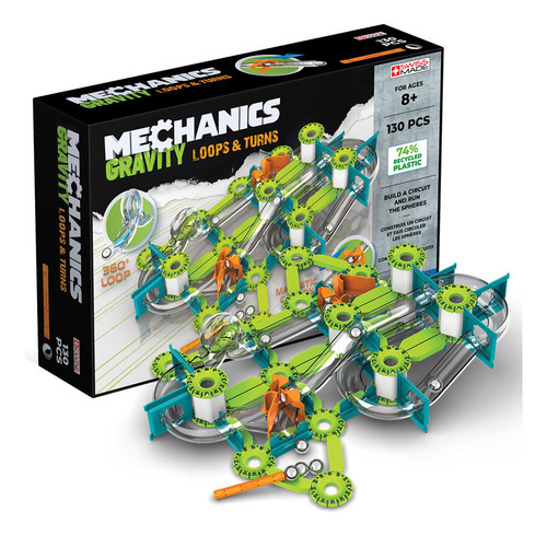 Juegos Conectores Magneticos Geomag 130 Piezas Gravity 763