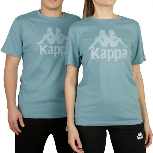 Remera Kappa Authentic Estessi Slim Azul Hombre