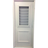 Puerta 1/2 Vidrio 70x200 - Doble Chapa Inyectada Reforzada- 