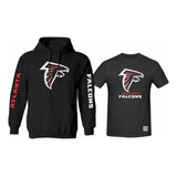 Kit De Sudadera + Playera Modelo Atlanta Falcons Estampado