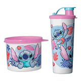 Tupperware Kit Lanche Infantil Copo 470ml + Redondinha 500ml