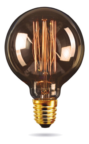 Lampara Edison Antique Globo G95 Retro 24w Alic - Color De La Luz Blanco Cálido