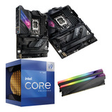 Combo Mother Asus Rog Z690-e Gaming + I9 12900k + 32gb Rgb