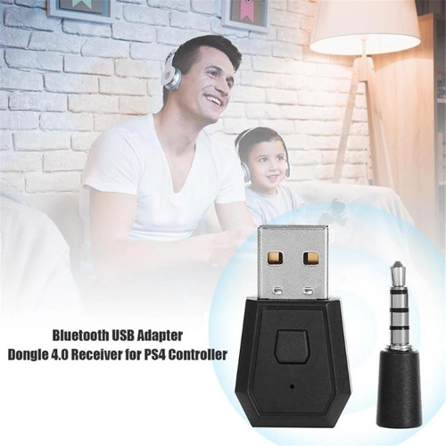 Adaptador Transmissor Audio Fone De Ouvido Bluetooth Ps4