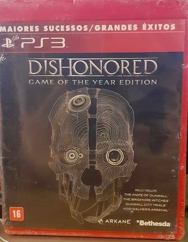 Dishonored Ps3 Game Of The Year Edition Nuevo 