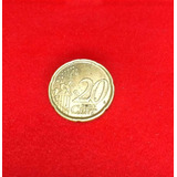 Antigua Moneda España 20 Centavos De Euro Año 1999 Cervantes