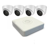 Kit Ip Full Poe Hikvision Nvr 8 Ch + 4 Domos 2mp + Disco