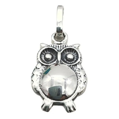 Dije De Buho Plata Ley .925 Plata