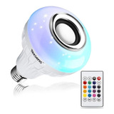 Parlante Bluetooth Altavoz Tipo Bombillo Luz Led Rgb 