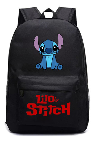 Mochila Bolsa Escolar Lilo Stitch Infantil Kids Grande 