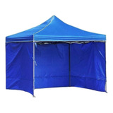 Lona Funda Plegable Pared Azul 3x3 Laterales Toldo 2*10m 