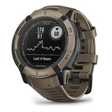 Smartwatch Garmin Instinct 2x Solar Tactical 010-02805-12 Tactical 1.1  Caixa 50mm De  Polímero, Pulseira  Marrom