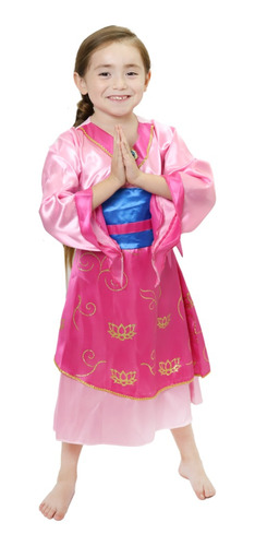 Disfraz Princesa Mulan Disney Deluxe Niña