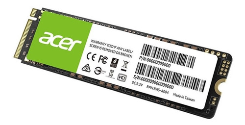 Unidad De Estado Sólido Acer Fa100 1tb M.2 Pci Express 3 /v