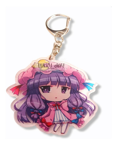 Llavero Patchouli Knowledge Acrilico Touhou Project