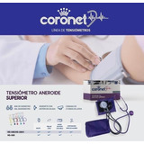 Tensiometro Aneroide Superior C/estetoscopio Coronet Estuche