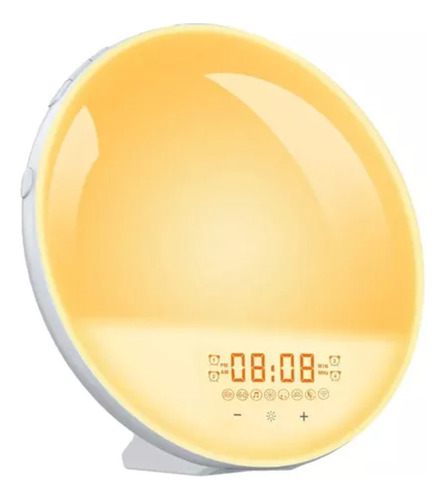 Relogio Alarme Despertador Sunrise Wifi Smart Com 7 Alarmes