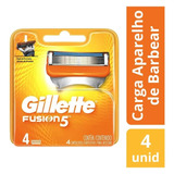 Carga Para Aparelho De Barbear Gillette Fusion5 4 Unidades