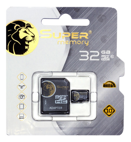 Tarjeta De Memoria Supermemory Micro Sd 32gb + Adaptador Sd 