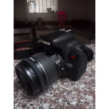  Canon Eos Rebel Kit T7i + Lente 18-55mm Dslr Color Negro