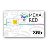 Mexa Red, Sim Plan 8gb, Minutos, Rs Ilimitados 30 Días