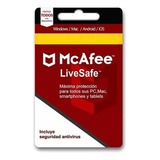 Mcafee Livesafe 2024 | Dispositivos Ilimitados | 1 Año 