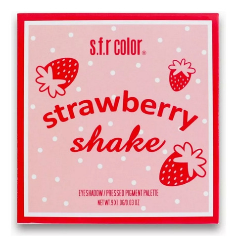 Paleta Strawberry Shake S.r.f Color 9 Tonos Sombras De Ojos 